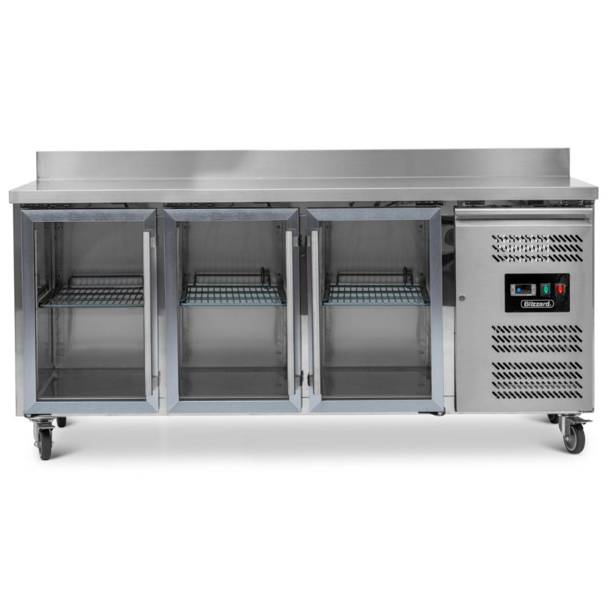 Picture of BLIZZARD 417L Triple Glass Door Counter With Upstand HBC3CR