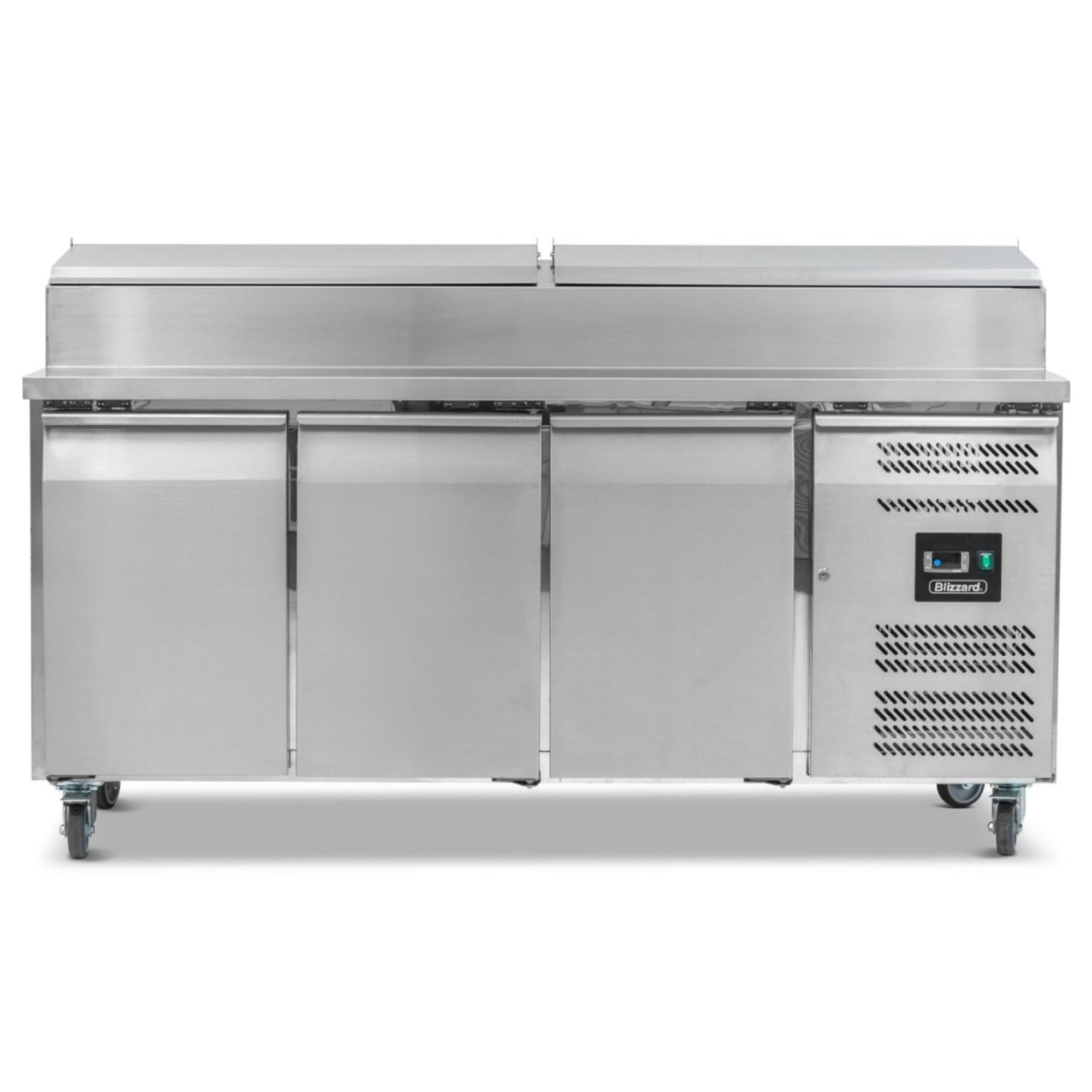 Picture of BLIZZARD 417L Triple Door Prep Counter With Raised Collar HBC3EN