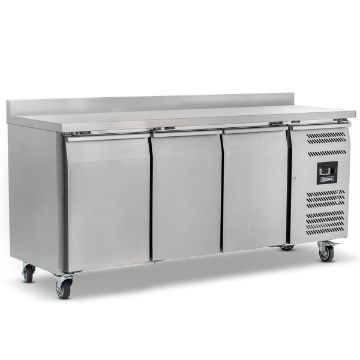 Picture of BLIZZARD Triple Hinged Door Counter Refrigerator With Upstand HBC3