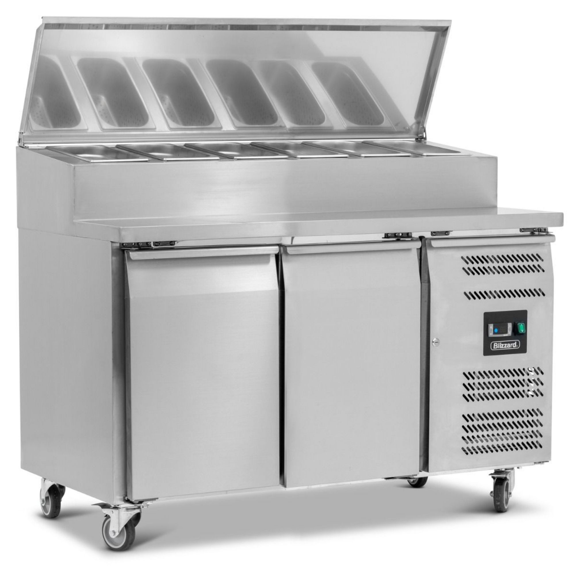 Picture of BLIZZARD Double Door Prep Counter With Raised Collar HBC2EN