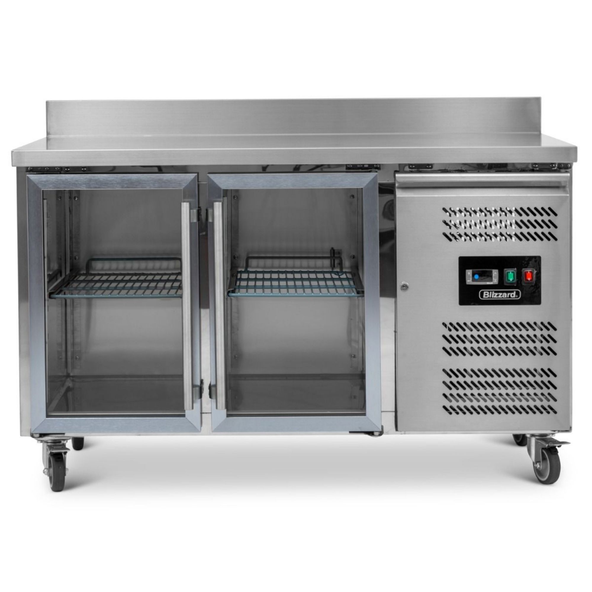 Picture of BLIZZARD 417L Double Glass Door Counter With Upstand HBC2CR