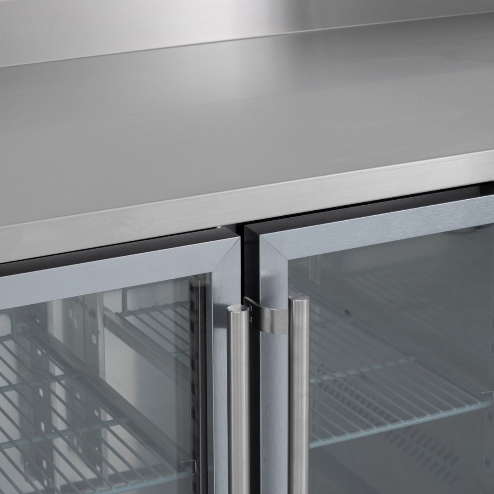 Picture of BLIZZARD 417L Double Glass Door Counter With Upstand HBC2CR