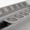 Picture of BLIZZARD 254L Double Door Counter With Raised Collar BCC2EN