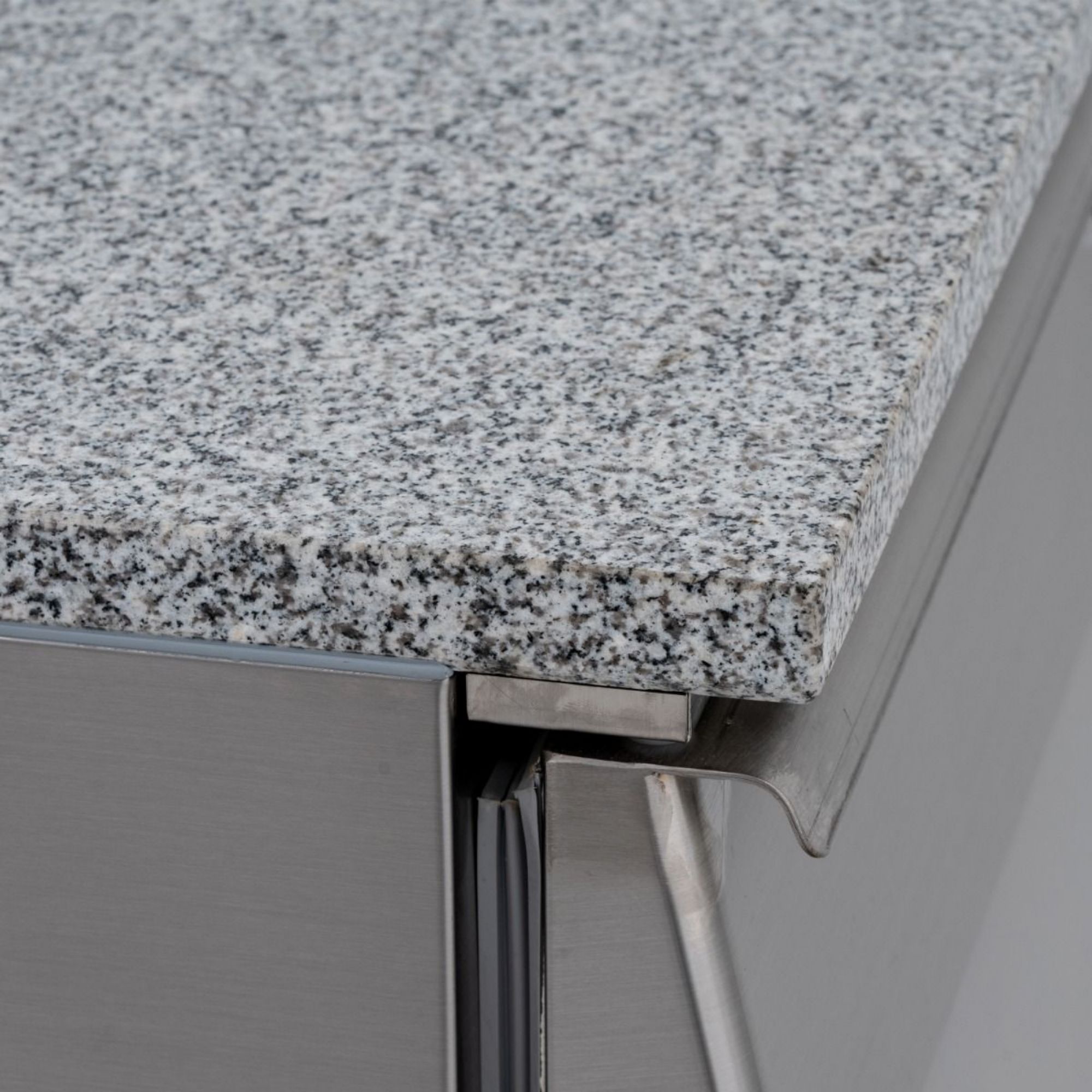 Picture of BLIZZARD Compact Double Door Counter Refrigerator with Granite Worktop BCC2-GR-TOP