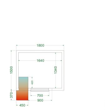 Picture of Tefcold CRPF1815 Coldroom (Cooling) H2200 x W1800 x D1500