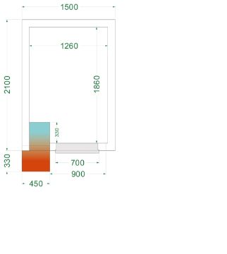 Picture of Tefcold CRNF1521 Freezer Room (Freezing) H2200 x W1500 x D2100