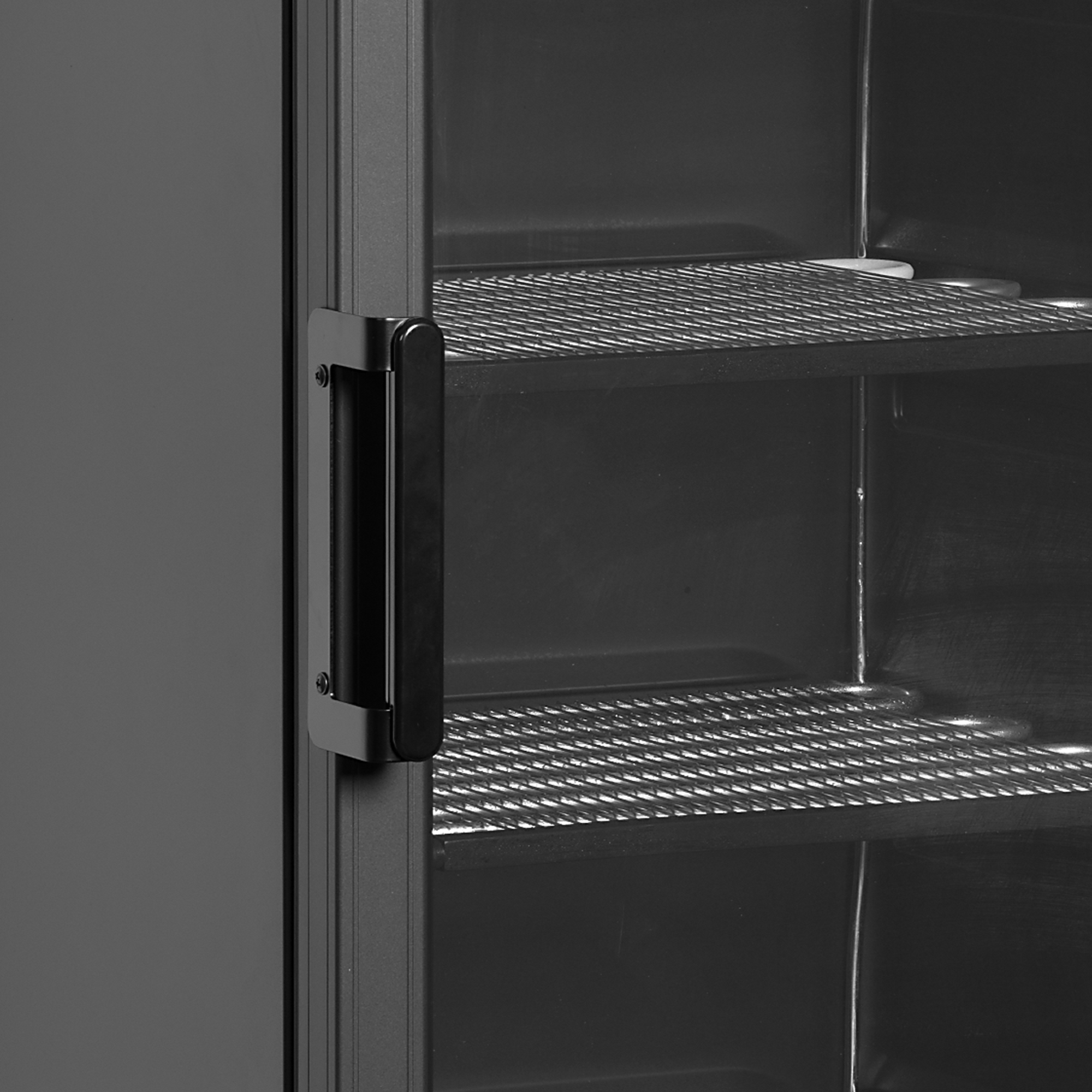 Picture of Tefcold UFSC371G Black Glass Door Display Freezer