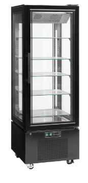 Picture of Tefcold UPD400 Black Upright Frozen Display
