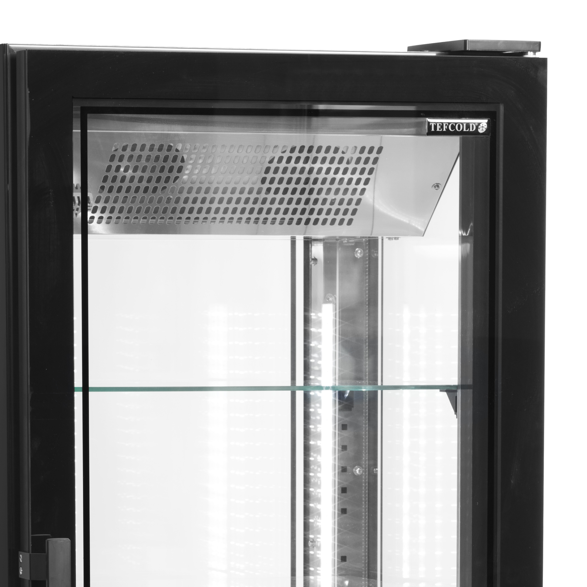 Picture of Tefcold UPD400 Black Upright Frozen Display