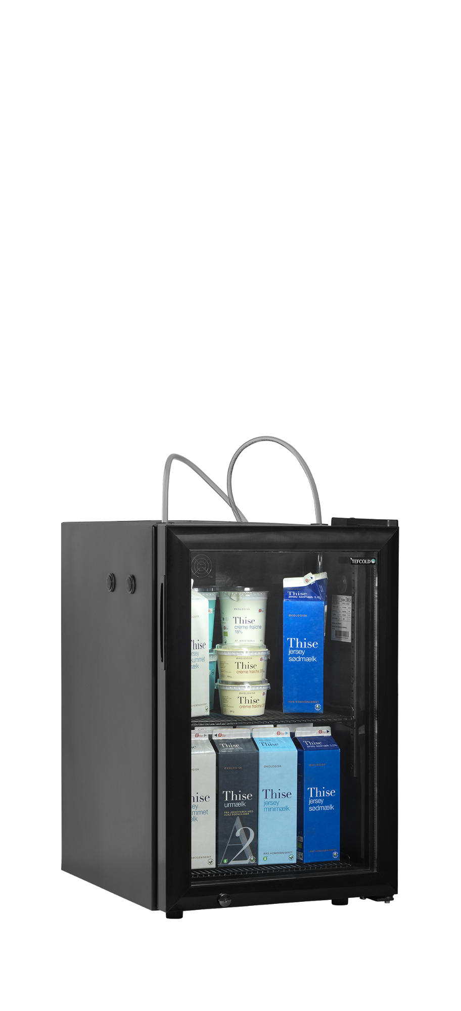 Picture of Tefcold BC60 MC Black, Glass Door