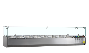 Picture of Tefcold GVC33-180 8 Pan + Glass Canopy