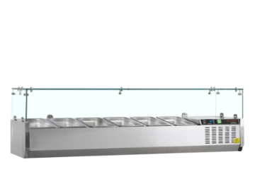 Picture of Tefcold GVC33-150 7 Pan + Glass Canopy