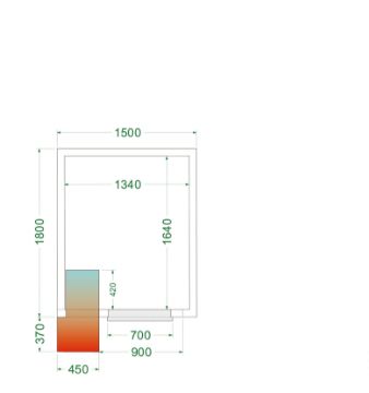 Picture of Tefcold CRPF1518 Coldroom (Cooling) H2200 x W1500 x D1800