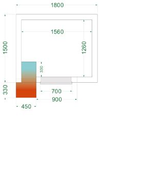 Picture of Tefcold CRNF1815 Freezer Room (Freezing) H2200 x W1800 x D1500
