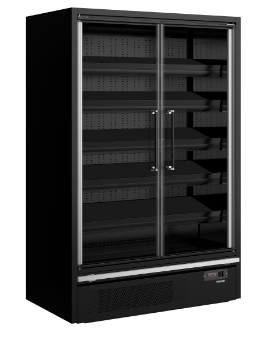 Picture of Tefcold Galaxy+ GP14FGD Black, Full Glass Door