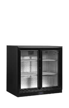 Picture of Tefcold DB201S Black Sliding Door