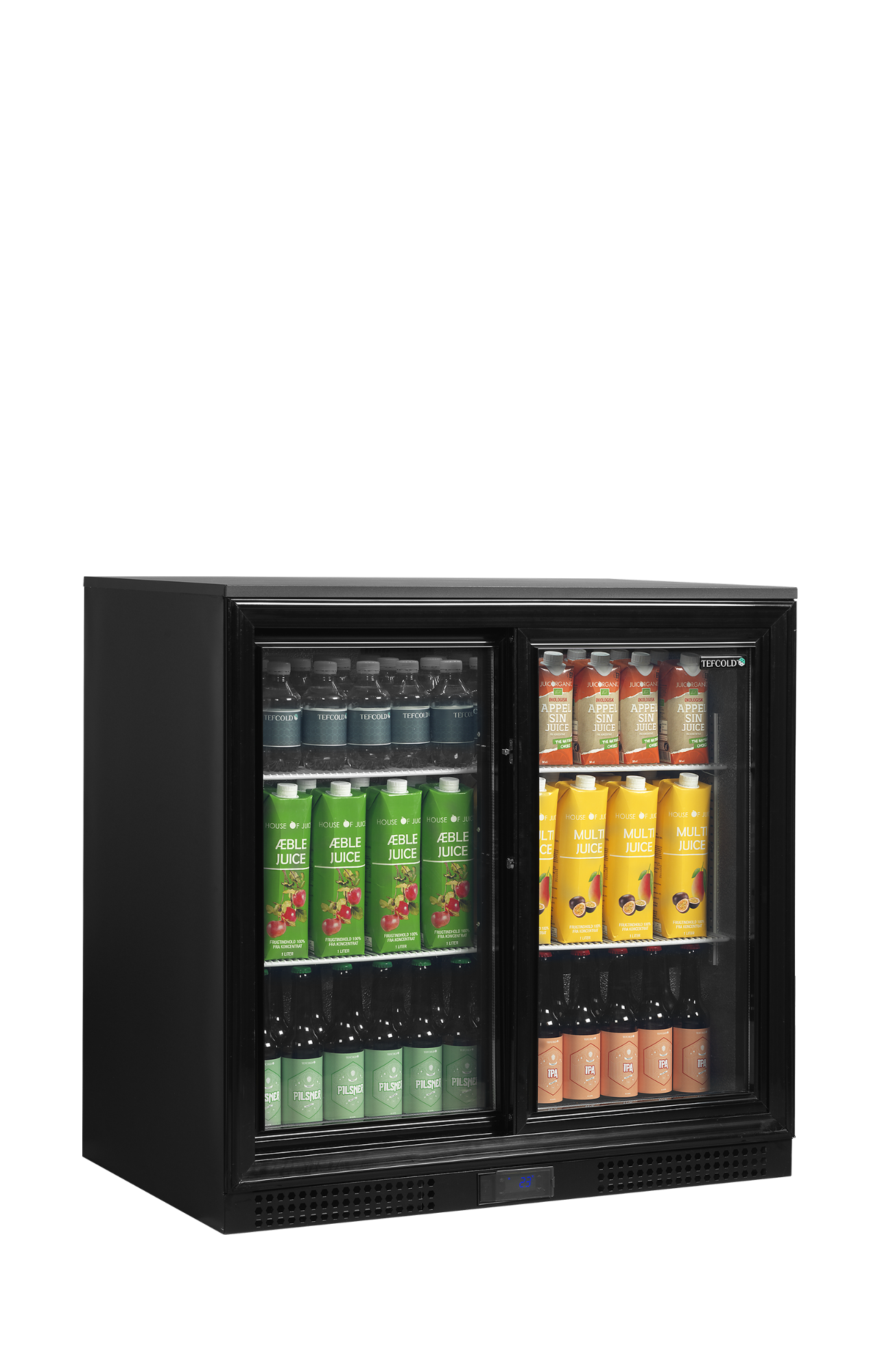 Picture of Tefcold DB201S Black Sliding Door