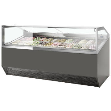 Picture of ISA SUPER CAPRI 12 Grey, 12 Pan Scooping Freezer