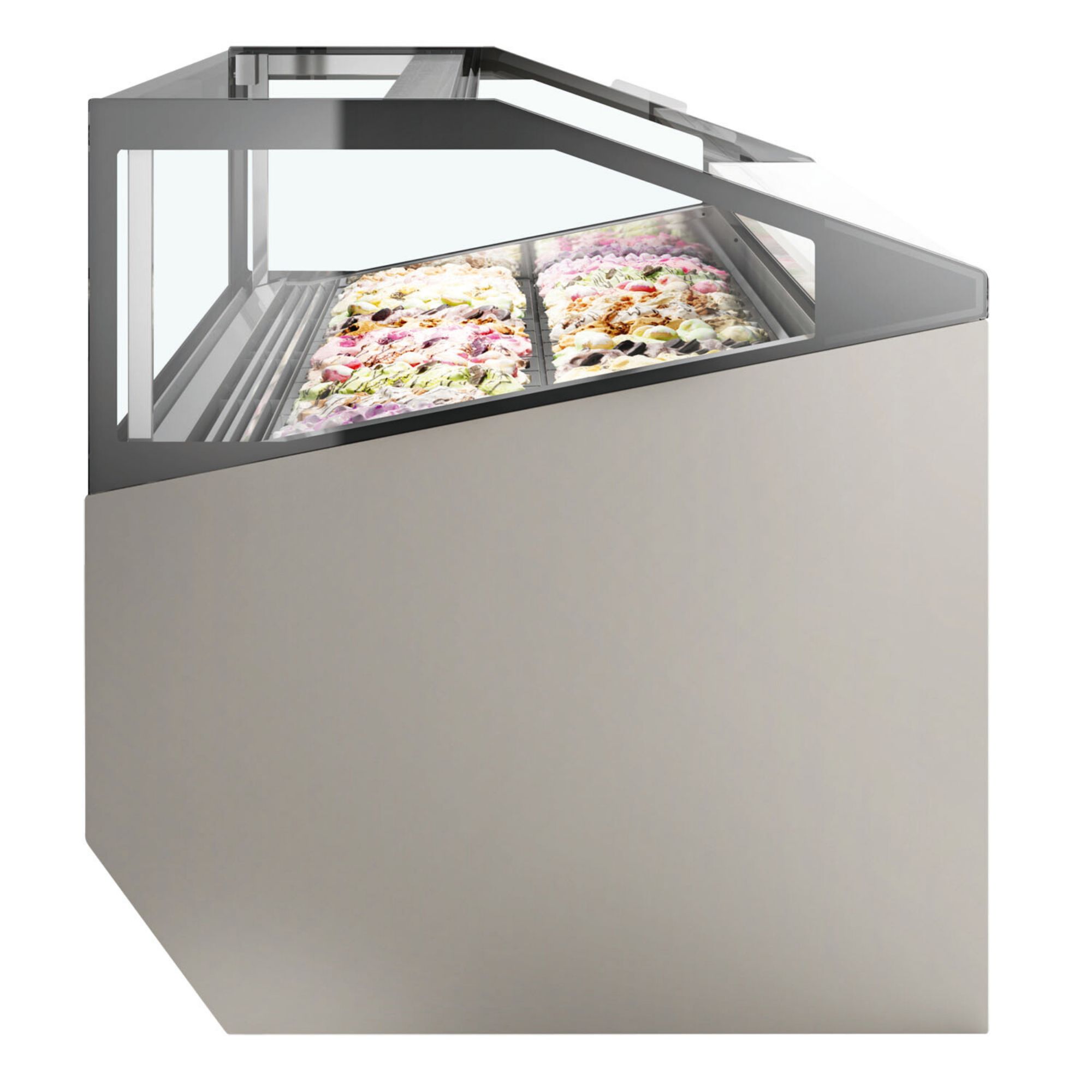 Picture of ISA SUPER CAPRI 12 Grey, 12 Pan Scooping Freezer