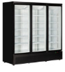 Picture of Atom Maxi F3DB BLACK Glass Door Freezer