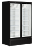 Picture of Atom Maxi F2DB BLACK Glass Door Freezer