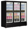 Picture of Atom Maxi F3DB BLACK Glass Door Freezer