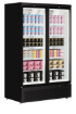 Picture of Atom Maxi F2DB BLACK Glass Door Freezer