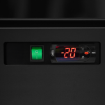 Picture of Atom Maxi F3DB BLACK Glass Door Freezer