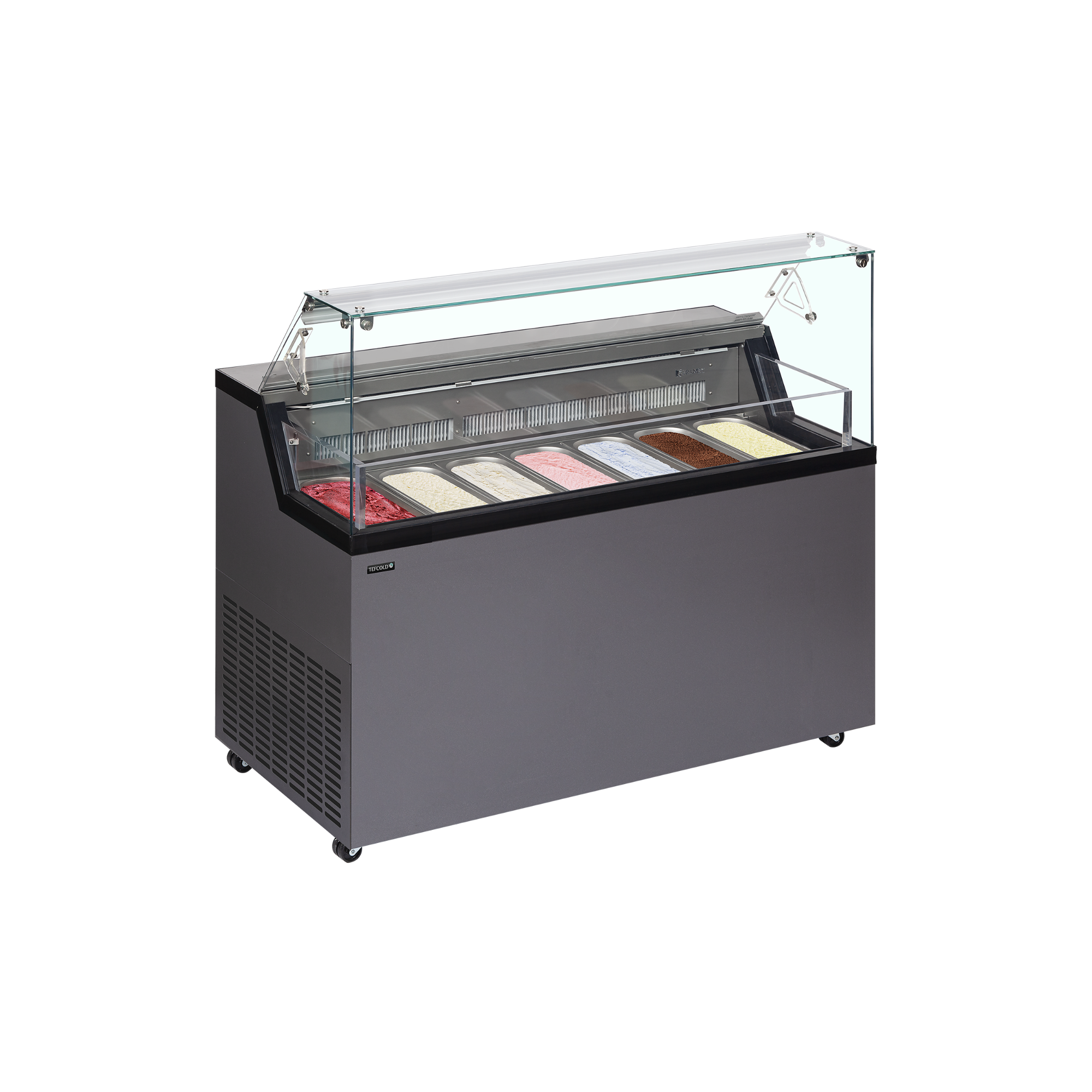 Picture of Framec Mirabella 7 Pan Ice Cream Display Fridge