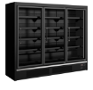 Picture of Tefcold Galaxy+ GPF3D Black Glass Door Freezer