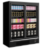 Picture of Tefcold Galaxy+ GPF2D Black Glass Door Freezer