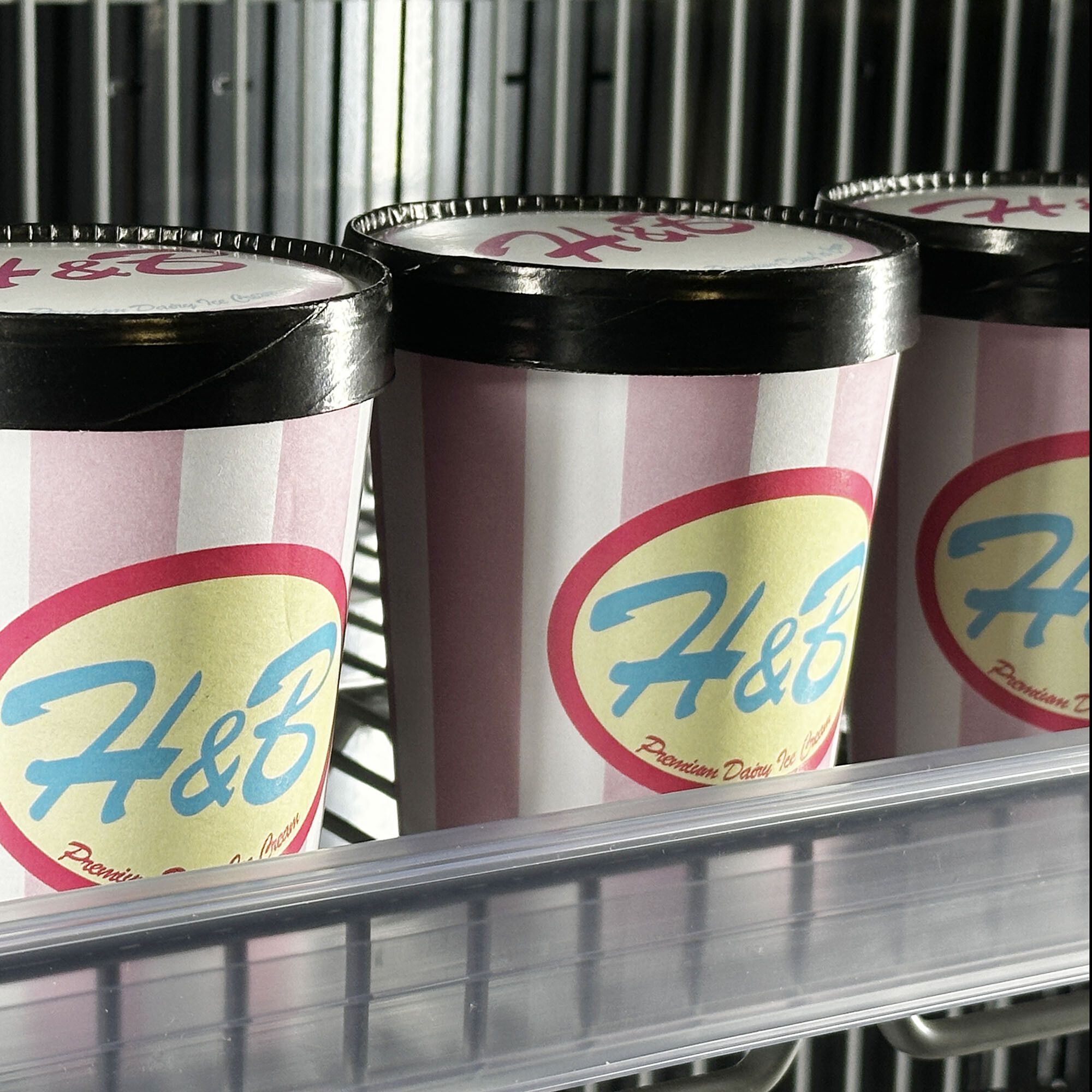 Picture of Tefcold Galaxy+ GPF2D Black Glass Door Freezer