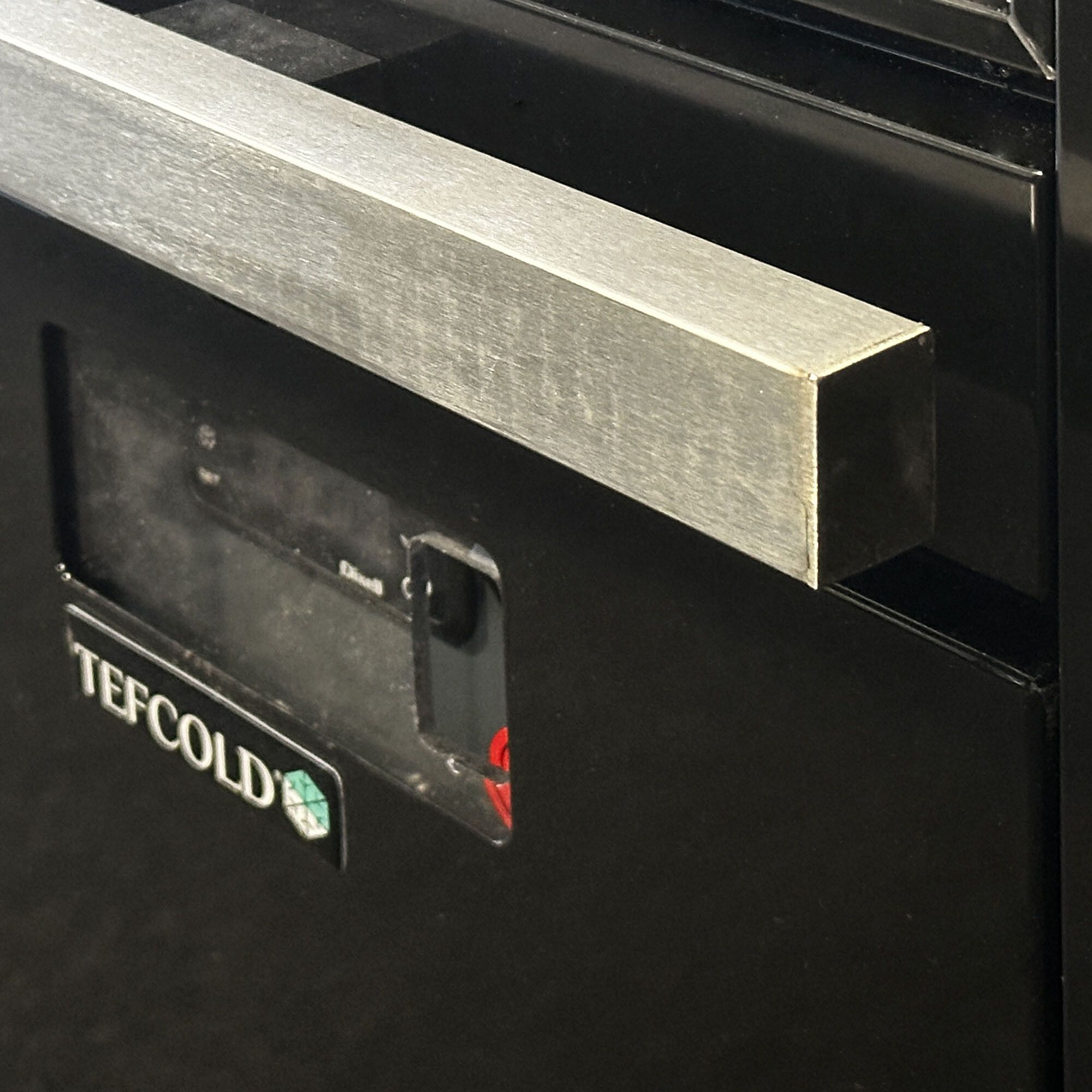Picture of Tefcold Galaxy+ GPF2D Black Glass Door Freezer