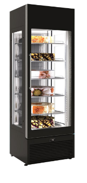 Picture of Framec Venere PS Black Upright Glass Door Display Fridge