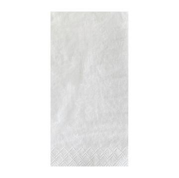 Picture of Fiesta Dinner Napkin White 40x40cm 3ply 1/8 Fold (Pack of 1000)