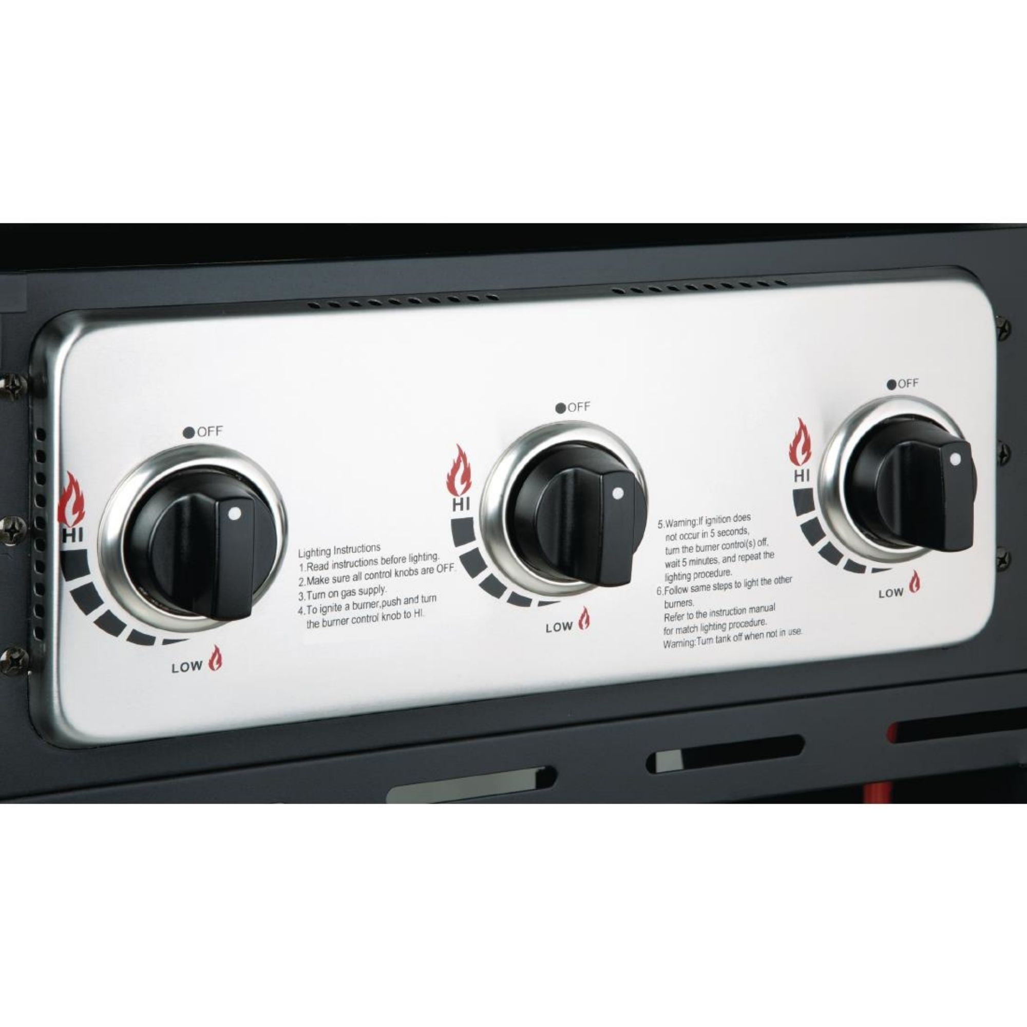 Picture of Buffalo 6 Burner Combi BBQ Grill and Griddle