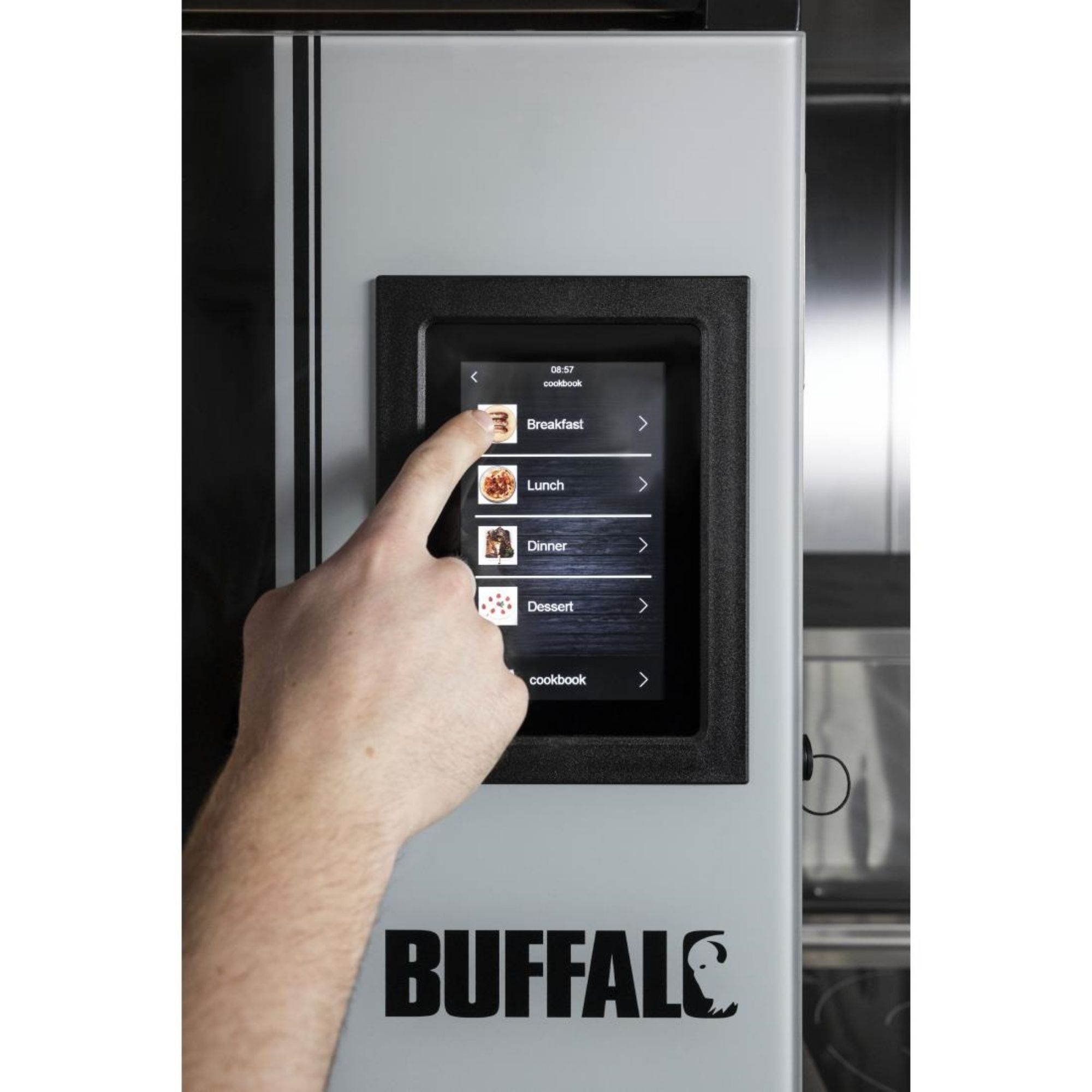 Picture of Buffalo Smart Touchscreen Compact Combi Oven 6 x GN 1/1 with Installation Kit