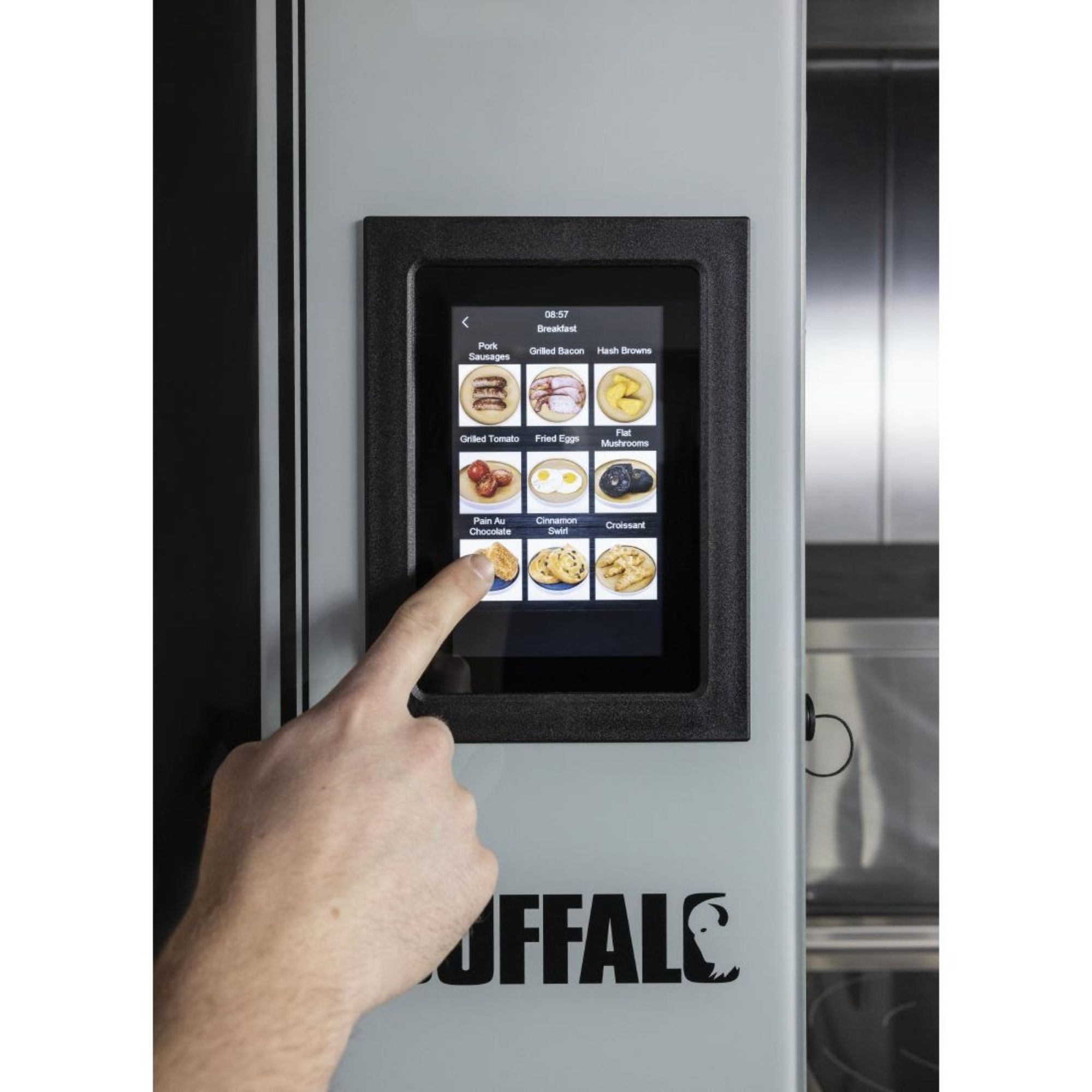 Picture of Buffalo Freestanding Smart Touchscreen Compact Combi Oven 6 x GN 1/1 with Installation Kit