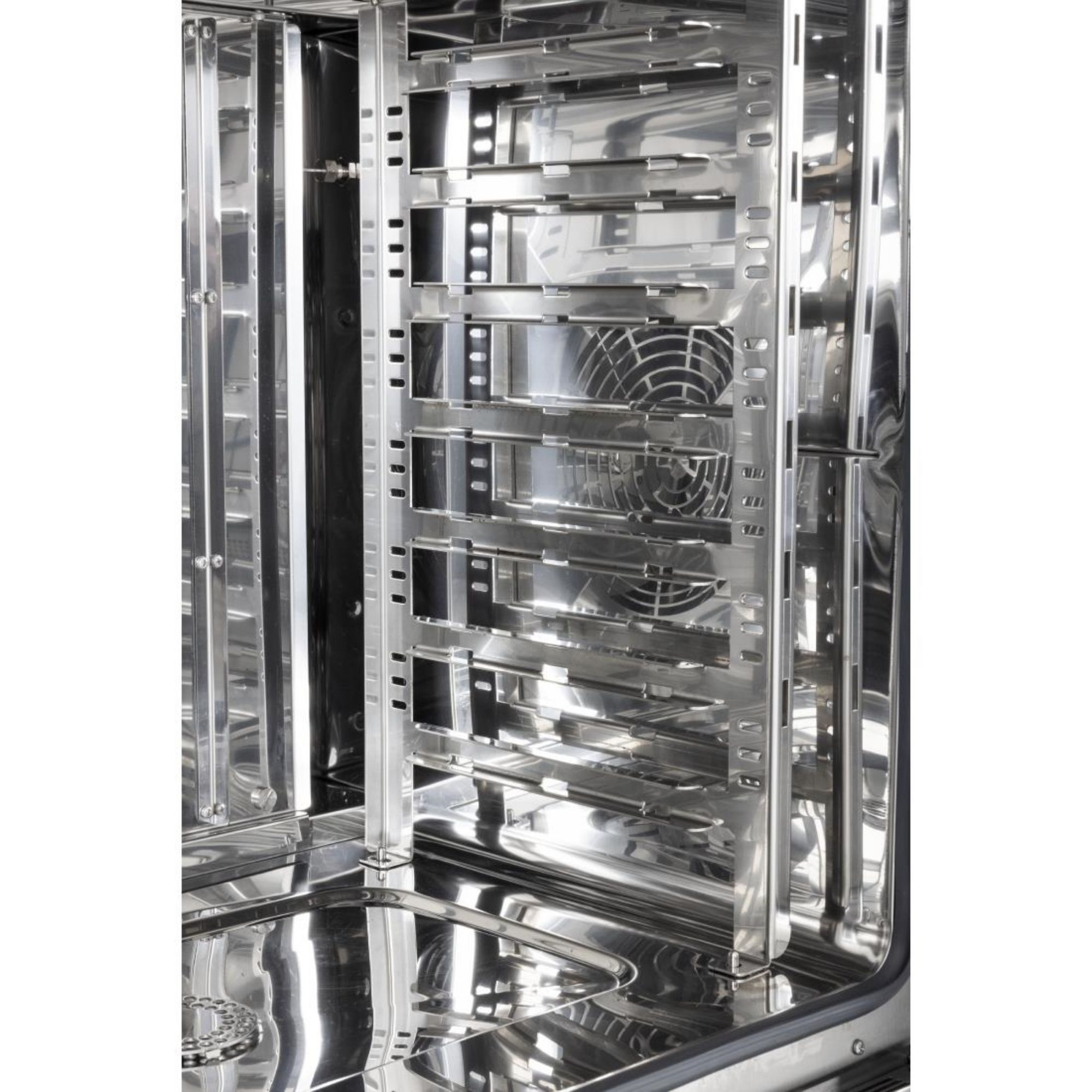 Picture of Buffalo Freestanding Smart Touchscreen Combi Oven 7x GN 1/1 with Installation Kit & Extraction Hood
