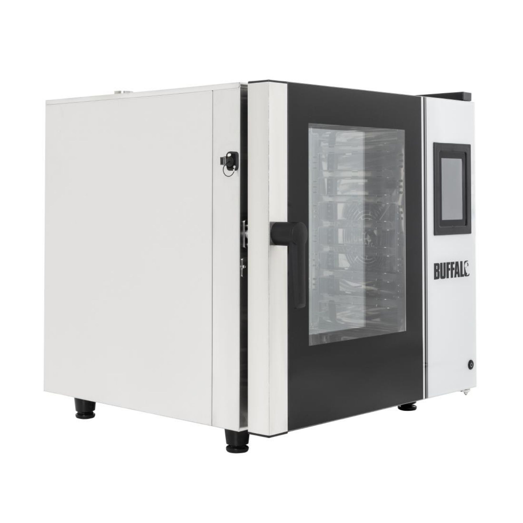 Picture of Buffalo Freestanding Smart Touchscreen Combi Oven 7x GN 1/1 with Installation Kit