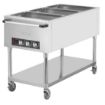 Picture of Buffalo Mobile Bain Marie Trolley 3x 1/1GN