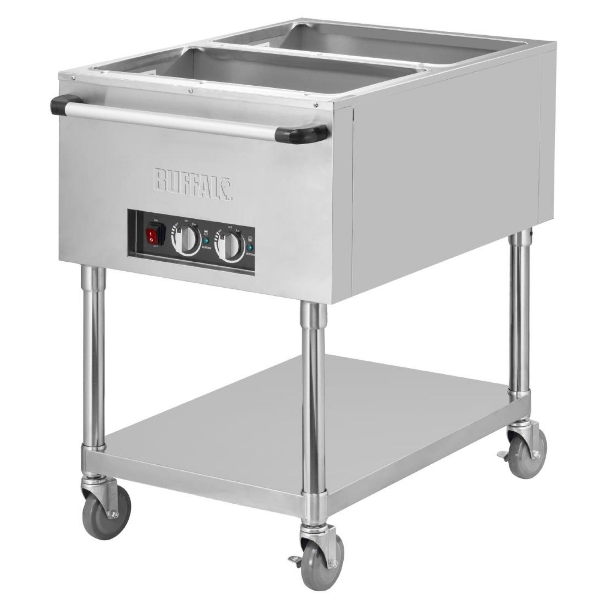 Picture of Buffalo Mobile Bain Marie Trolley 2x 1/1GN