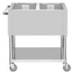 Picture of Buffalo Mobile Bain Marie Trolley 2x 1/1GN