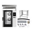 Picture of Buffalo Smart Touchscreen Combi Oven 11 x GN 1/1 w/stand Hood & Installation Kit