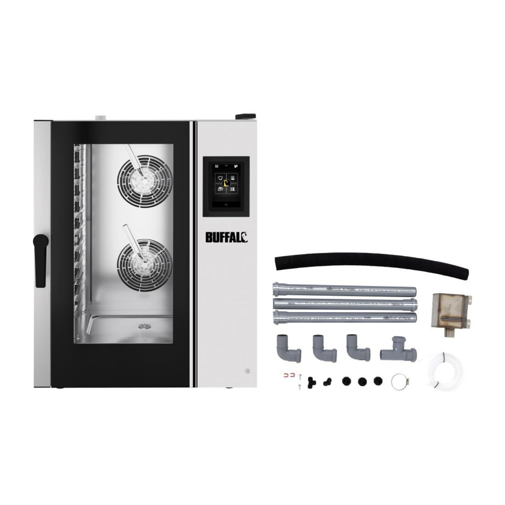 Picture of Buffalo Smart Touchscreen Combi Oven 11 x GN 1/1 with Installation Kit