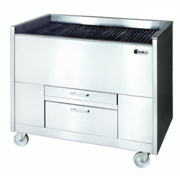 Picture of Grelhaco WG100 - 1000mm Charcoal chargrill - 4 cooking grates