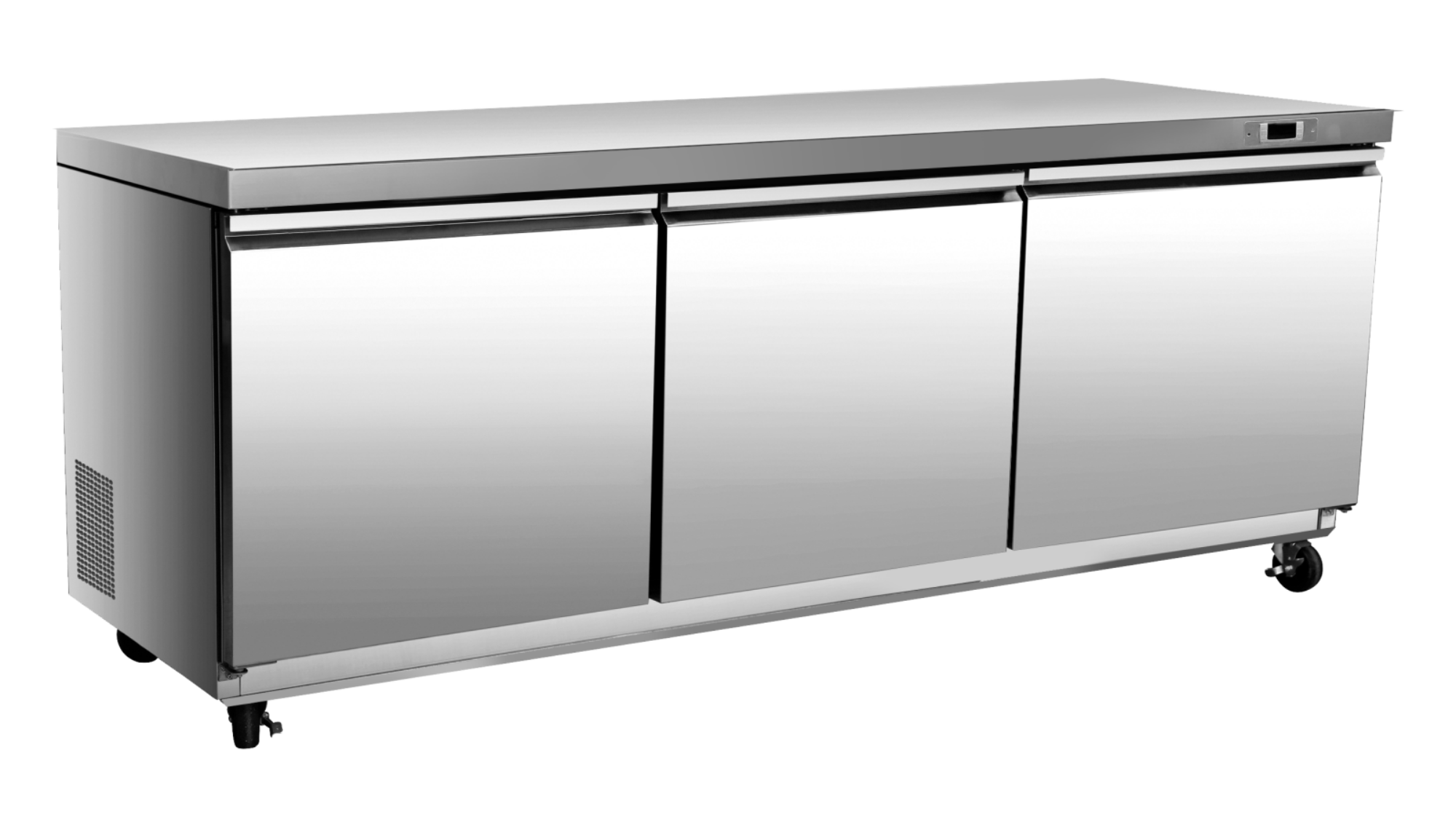 Picture of Chefs Range TUC-72R/60 Slimline 3 door fridge counter
