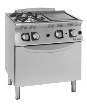 Picture of Giorik TG74FTL Medium Duty Gas Solid Top Range + 2 open burners