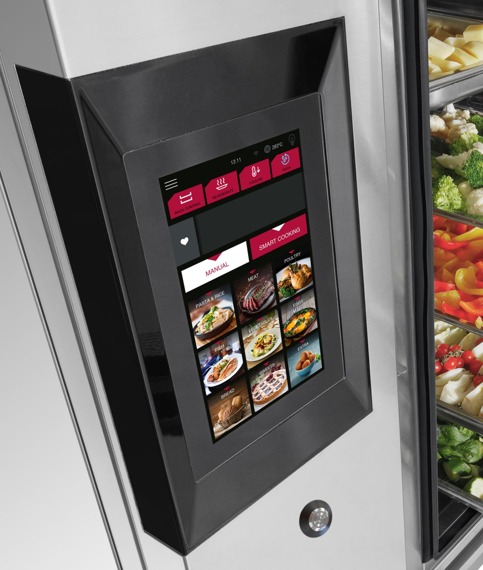 Picture of Giorik Evolution SNHE202W - Electric Roll In 20 x 2/1gn Combi Oven with boiler