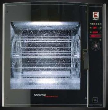 Picture of Ubert Convex RT608CC 8 Spit Rotisserie with Self wash system - Pass Thru'